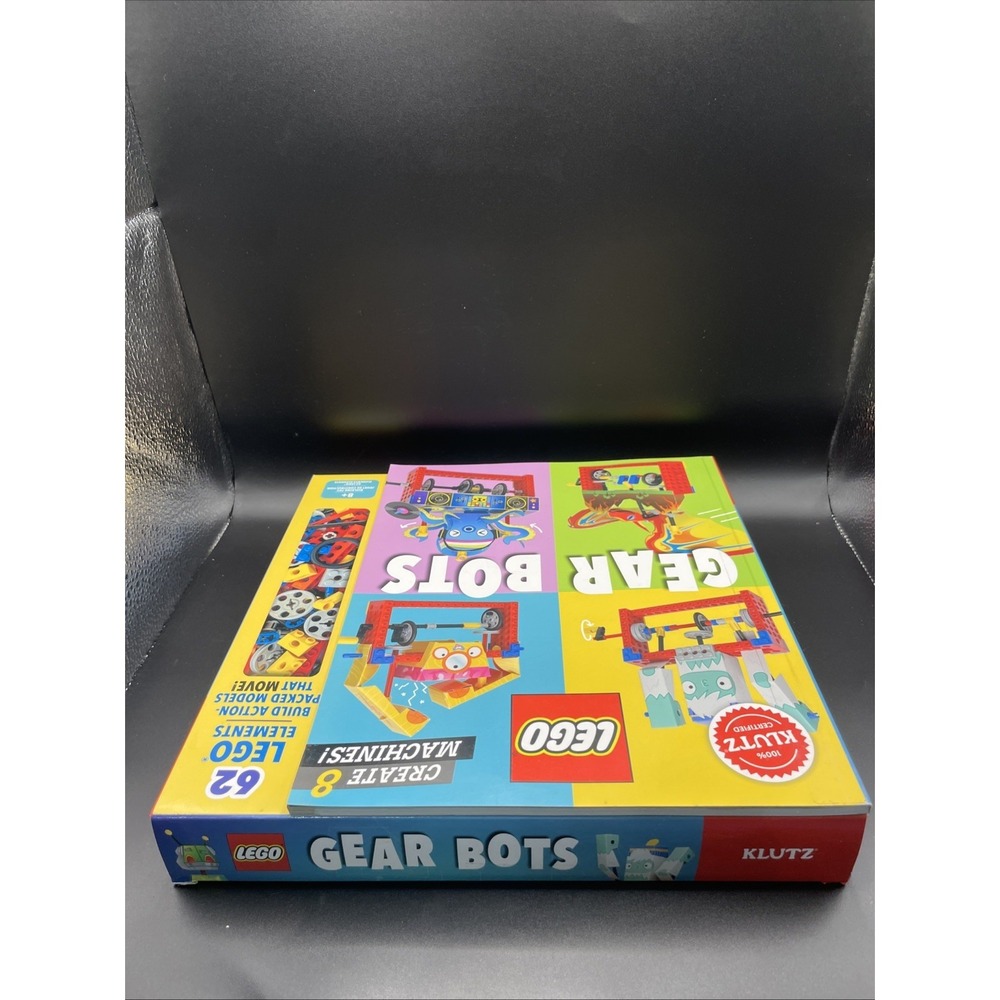 LEGO Klutz Gear Bots Kit-STEM Kinetic Model Building Set 62 LEGO Pieces Unopened - Picture 4 of 6